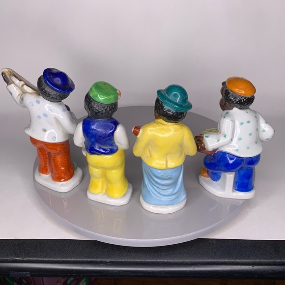 African American Musician Jazz Band 4pcs Made in Occupied Japan - Picture 2 of 12